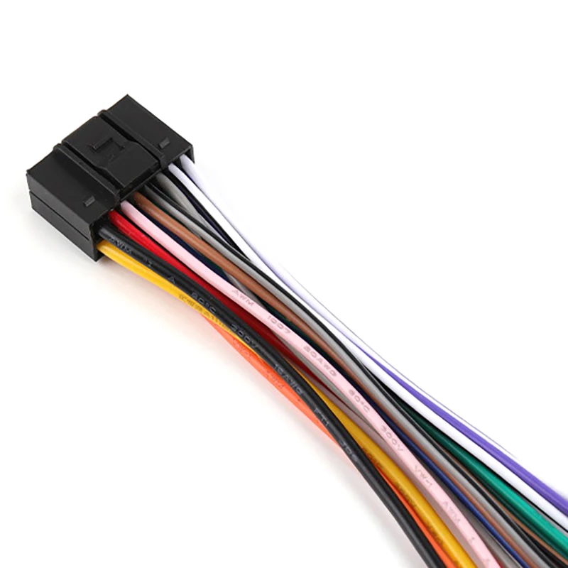 

Универсальный 16-контактный разъем для автомобильной аудиосистемы, адаптер для подключения автомагнитолы, CD/DVD-плеера