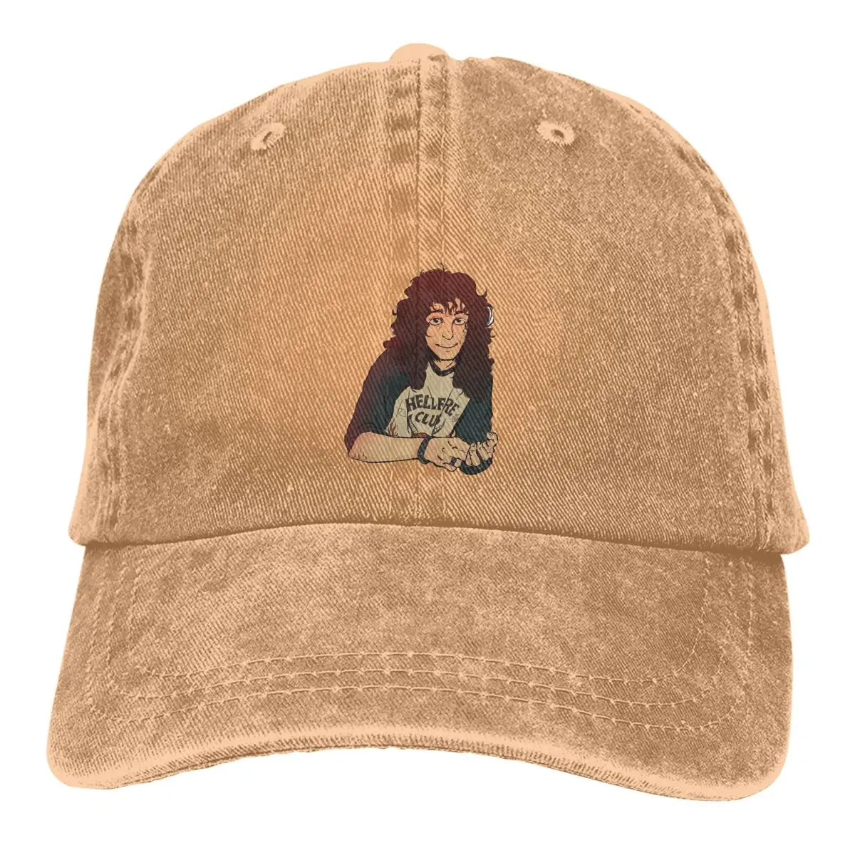 

Funny The Baseball Cap Peaked capt Sport Unisex Outdoor Custom Eddie Munson Hats