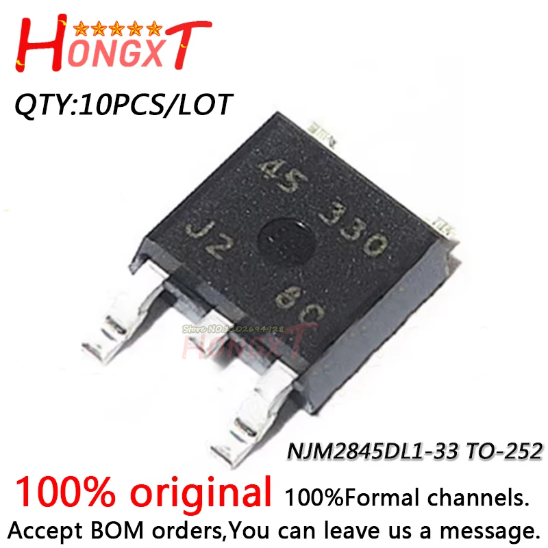 10 шт., новинка 100%, Φ NJM2845DL 45330 TO-252.