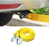 4m heavy duty 5 ton car tow cable towing pull rope strap hooks van road recovery for audi benz buick skoda mazda ford toyota bmw