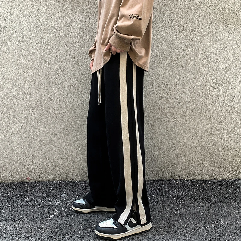 

2023 Autumn Men Casual Wide-Leg Pants Korean Version Y2K Streetwear Hip Hop Men Fashion Trousers Sweatpants Harajuku Pants Men