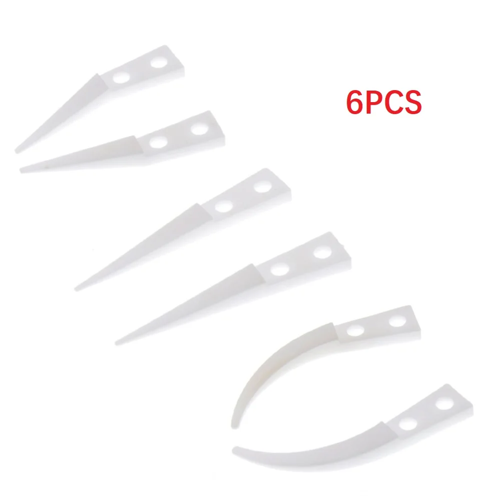 

Hand Tools Tweezers Tip 6pc Ceramic Insulated Little And Big Curved Replaceable White Straight Brand New Durable