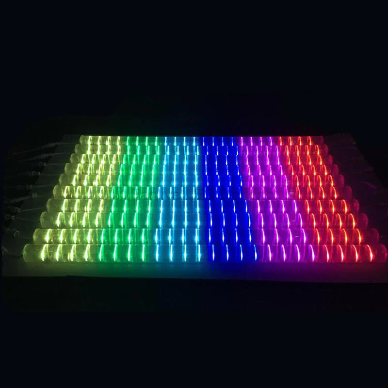 (10 шт./лот) светодиодная неоновая панель 1 м dc24v dmx512 rgb цифровая трубка/Светодиодная