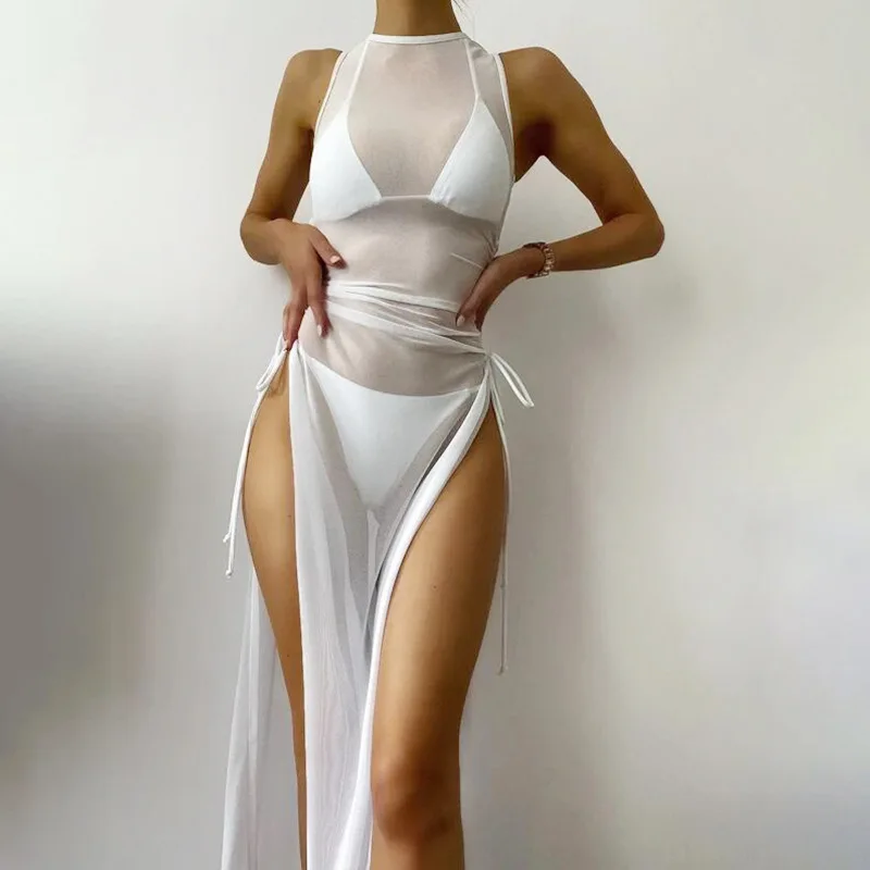 

Swimsuit Three-Piece Beach Bikini Thin Three-Piece Suit