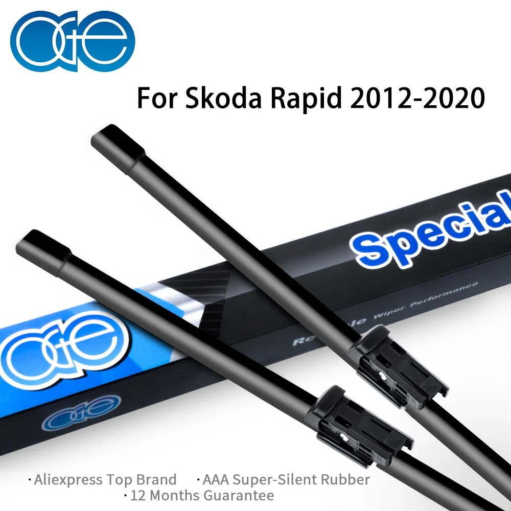 

OGE Front Wiper Blades For Skoda Rapid 2012 2013 2014 2015 2016 2017 2018 2019 2020 High Quality Windshield Windscreen 24"16"