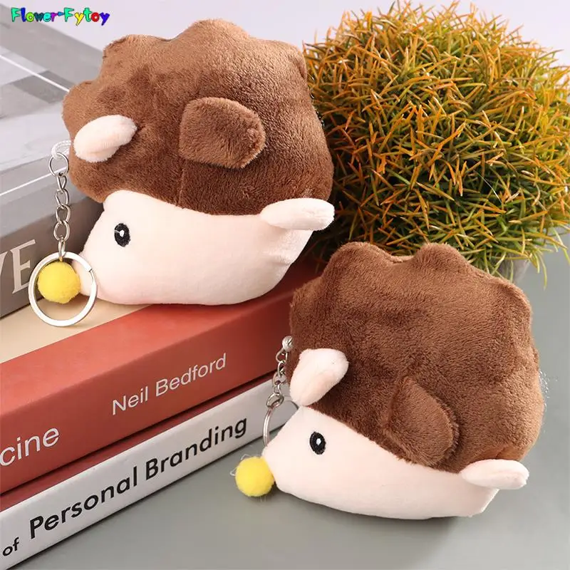 

1pc Cartoon Plush Hedgehog Keychain Soft Stuffed Animal Keyring Cute Plush Dolls Backpack Pendant Festival Gift
