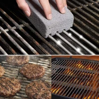barbecue grill cleaning brick small gray brick barbecue pumice cleaning stone home outdoor barbecue cleaning tool accessories