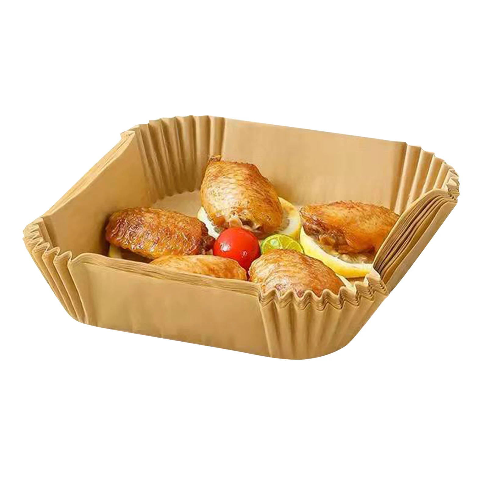 

Одноразовый бумажный вкладыш для фритюрницы, 50 шт., антипригарный коврик, бумажные коврики для Пароварки, коврики для выпечки на кухне, аэро...