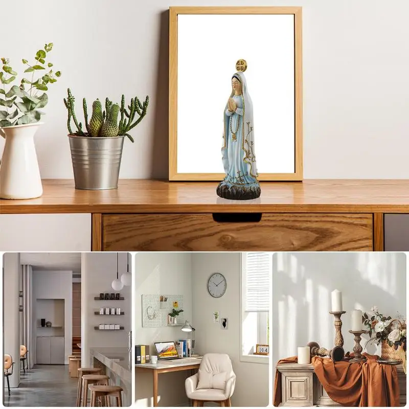 Статуя Богородицы из смолы статуэтка религиозного спасения статуя католической