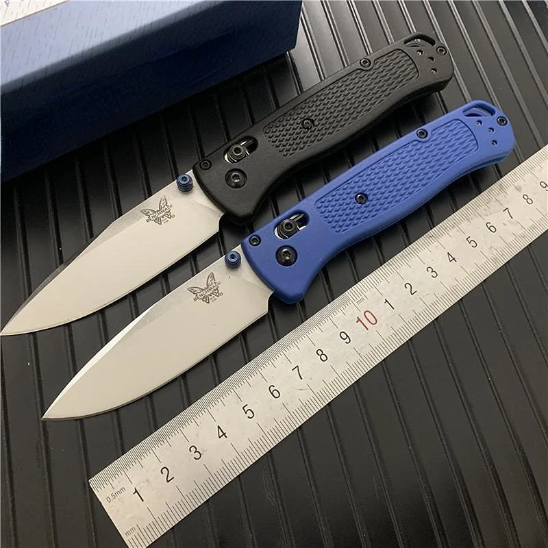 

Outdoor Folding Knife Benchmade 535 Bugout Multiple Color Handle Camping Tactical Safety Defense Pocket Knives EDC Tool