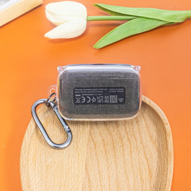 Прозрачный чехол для наушников