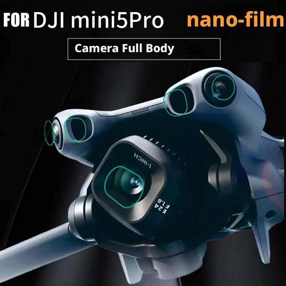 Фото Защитная пленка для экрана камеры Dji Mini 5 Pro, пылезащитная пленка для объектива, датчик объектива, нанометровая пленка, аксессуары для дронов V9m8 №5