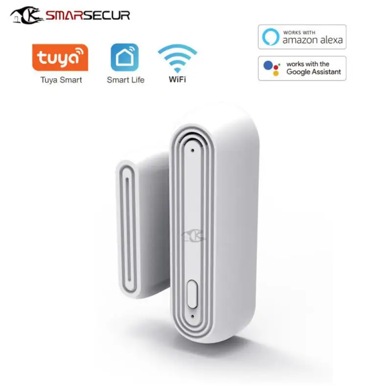 

Tuya Smart Life WiFi Door And Window Sensor Door Open / Closed Detectors WiFi App Notification Alert Security Alarm