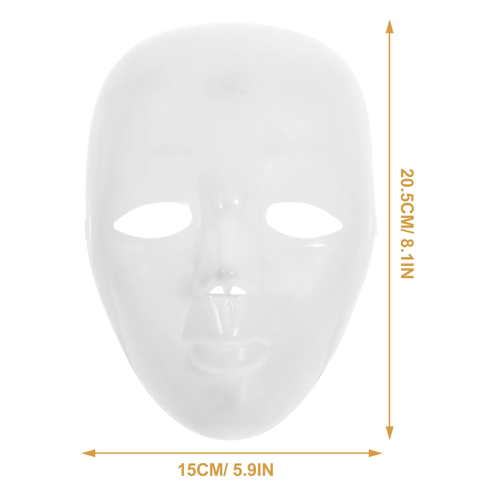 Маска для лица анфас костюм макияжа Pp белый цирк реквизит фотобудки маскарадные