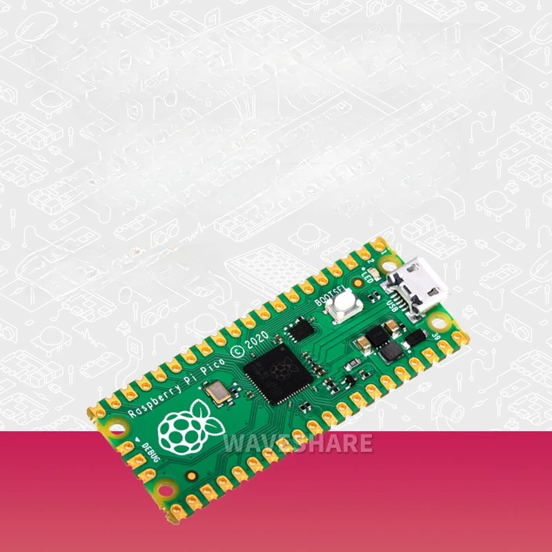 Макетная плата для микроконтроллера Raspberry Pi RP2040 двухъядерный процессор