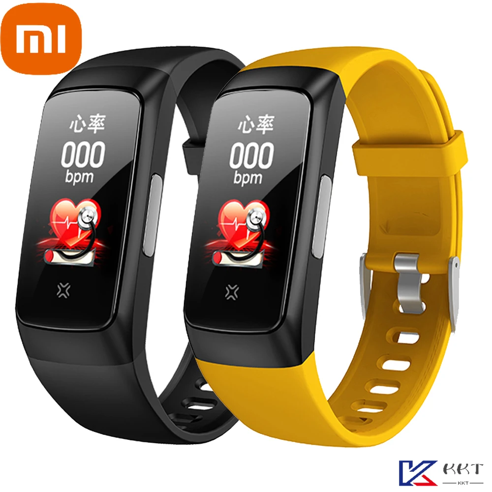 

Смарт-браслет XIAOMI 2022 ЭКГ PPG температура тела артериальное давление пульсометр фитнес-браслет IP67 водонепроницаемые спортивные браслеты