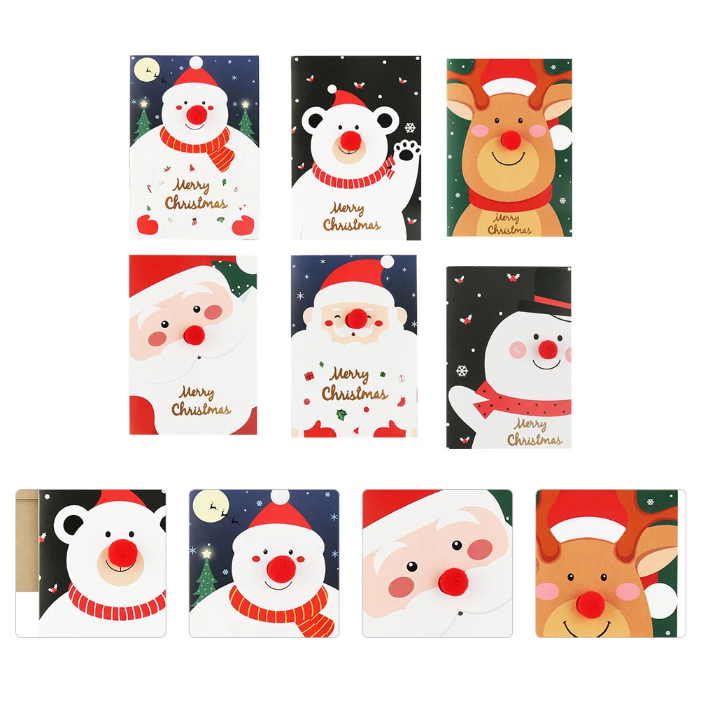 

Cardsgreeting Christmas Holiday Thankinvitation Gifts Thanks Blank You Gift Vintage Festival Blessing Handwork Sympathy Message