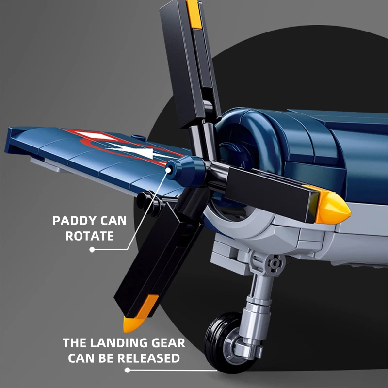 M38-B1109 Набор Строительных Блоков 550 Шт. Военные Модели Самолетов И Солдат Времен