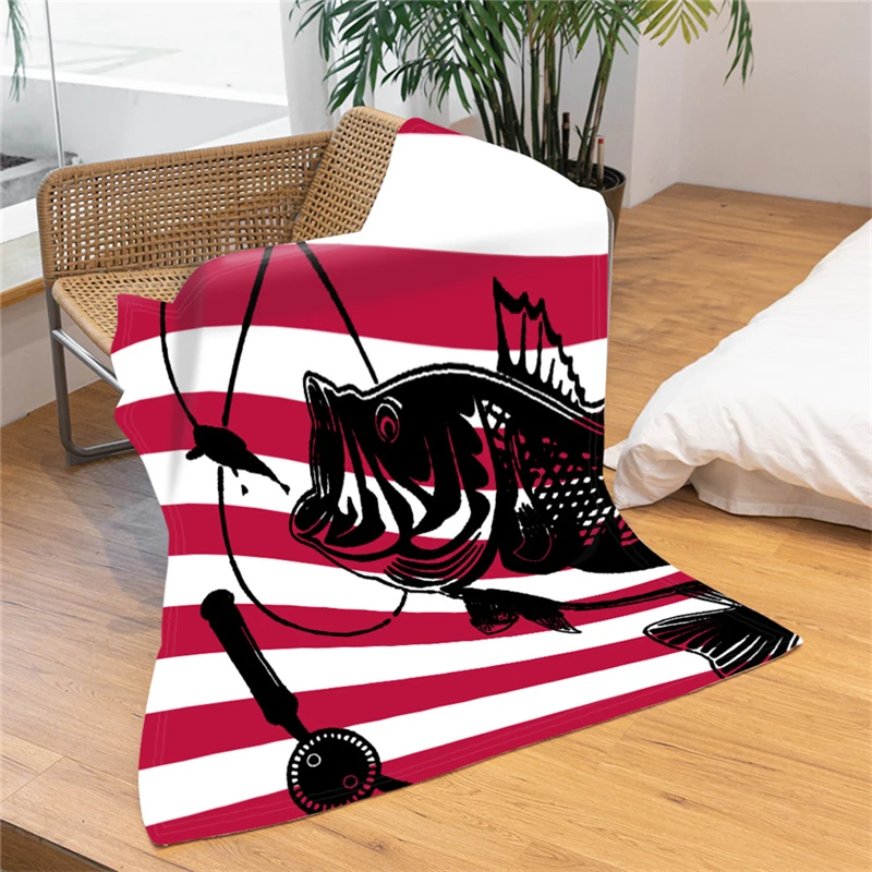 

Креативные Семейные пледы с принтом рыбы, пледы для кровати, дивана, Мультяшные Ультра-мягкие теплые покрывала, домашний декор, моющееся одеяло, чехол для сна