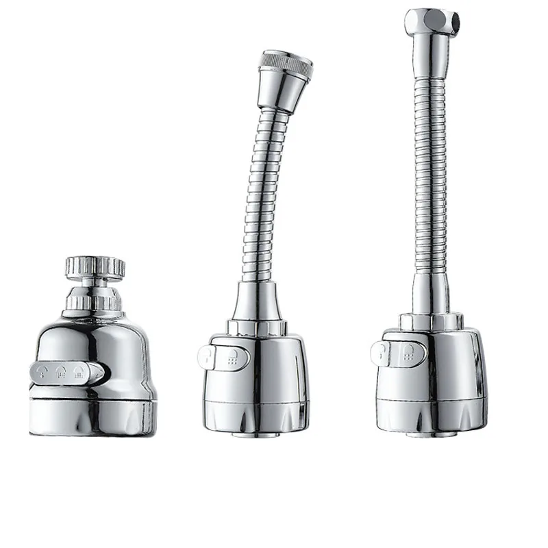 

Kitchen gadgets 3 Mode Faucet 360 Degree Rotation Filter Extension Tube Shower Water Saving Tap Universal Kitchen Accessories
