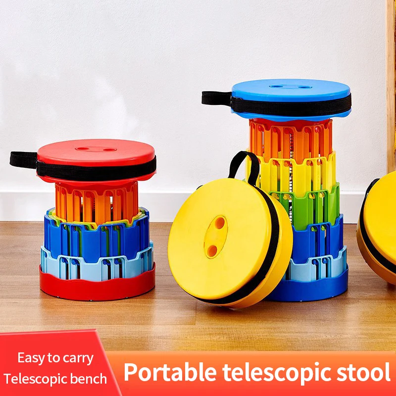 

Складной стул для кемпинга, портативный складной телескопический стул радужной расцветки, для путешествий, рыбалки