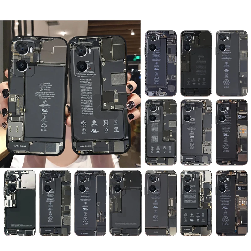 

Battery Phone Case for OPPO A57S A54 A74 A94 A54S A53S A53 A52 A9 A5 A15 A16 A17 A91 A96 A76 Motherboard Circuit board Case