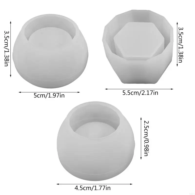N0PA 3 PCS UV Crystal Epoxy Flom |