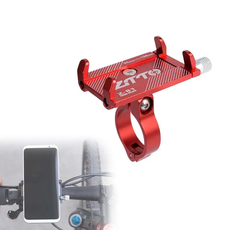 

Anti-slip Bicycle Phone Holder Aluminum Alloy Mobile Phone Stand MTB Mountain Bike Adjustable Cellphone Support Bicycle Racks