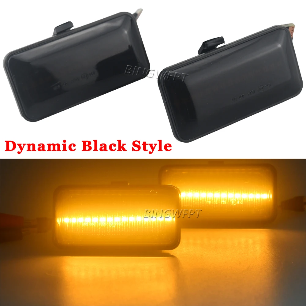 

2 шт., динамические лампы для указателей поворота для VW Passat B3 1988-1993, для VW Golf 3 Van (1H1) 1991 - 1997