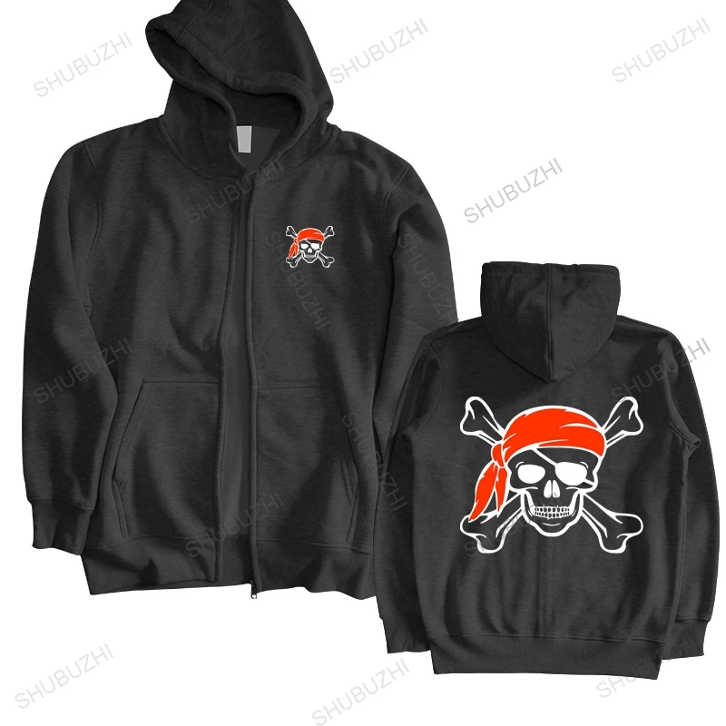 

drop shipping men autumn black hoody high quality top Jolly Roger Skull & Crossbones mens shubuzhi hoodies brand spring hoodie