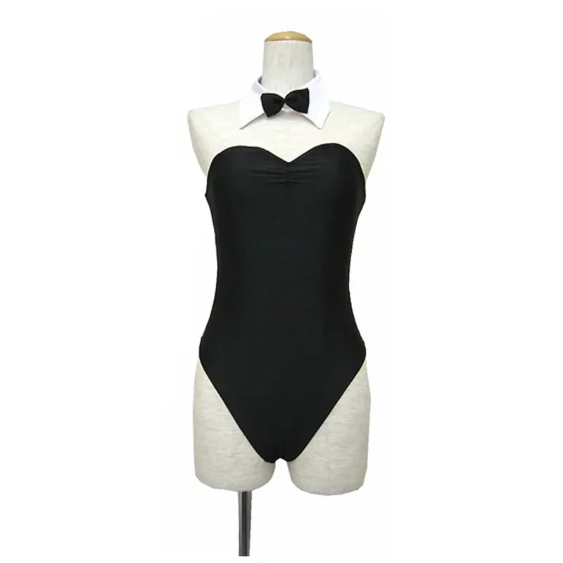 Унисекс аниме Cos The Melancholy of Haruhi Suzumiya Bunny Girl костюмы для косплея наряд Хэллоуин