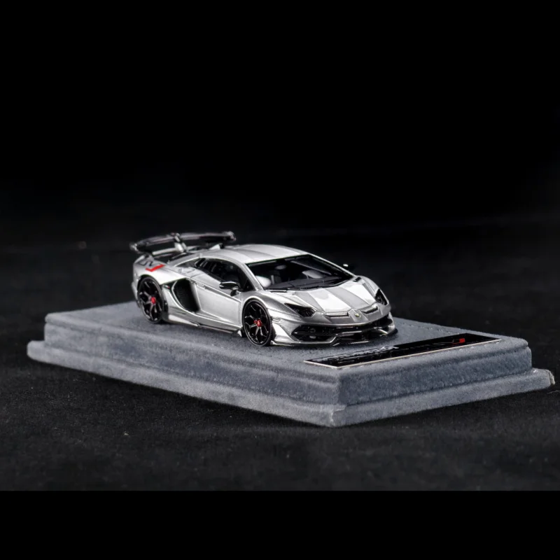 Фото GRADE PRO 1:64 Novitec Aventador SVJ LP770 миниатюрная модель автомобиля из смолы из сплава, коллекционный дисплей, в наличии №4