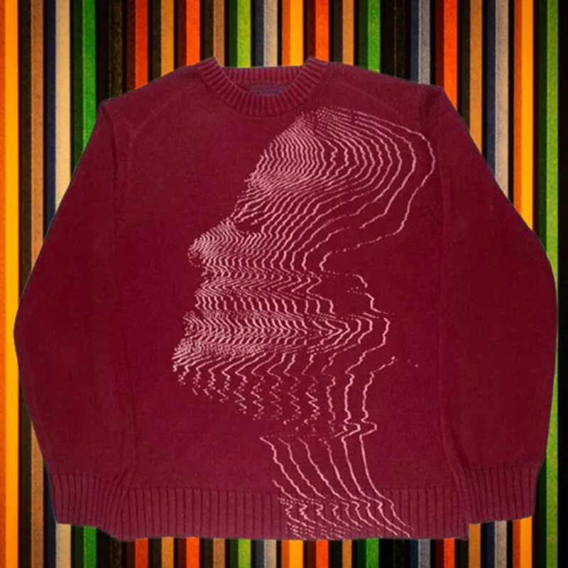 Свитер В Стиле Ретро Для Мужчин И Женщин Свободный Уличный Топ С Длинными