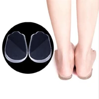 orthotics xo type legs corrector gel pillow 2pcs silicone insoles flatfoot heel cup for heel orthopedic insoles shoes pad