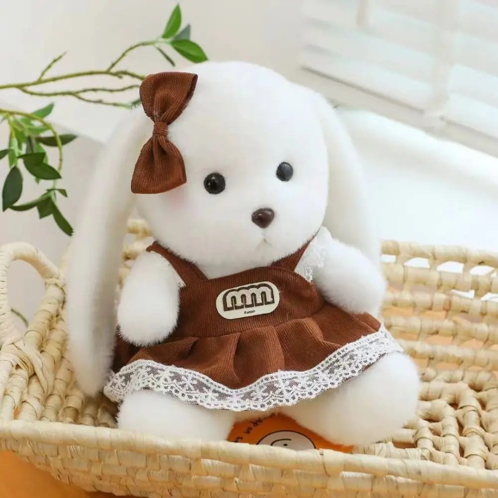 Мягкая плюшевая игрушка кролика Мела красочная мультяшная животное одетая