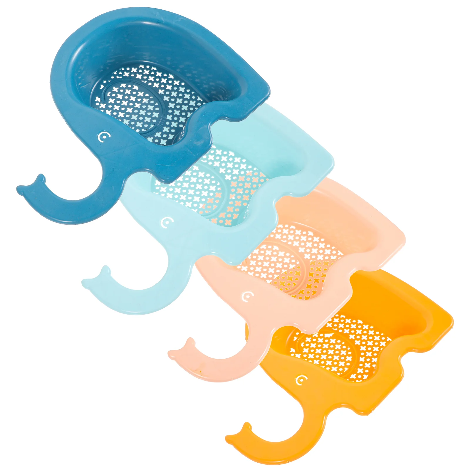 

4 Pcs Multifunctional Drainer Basket Kitchen Sink Strainer Strainers Collector Food Catcher Plastic