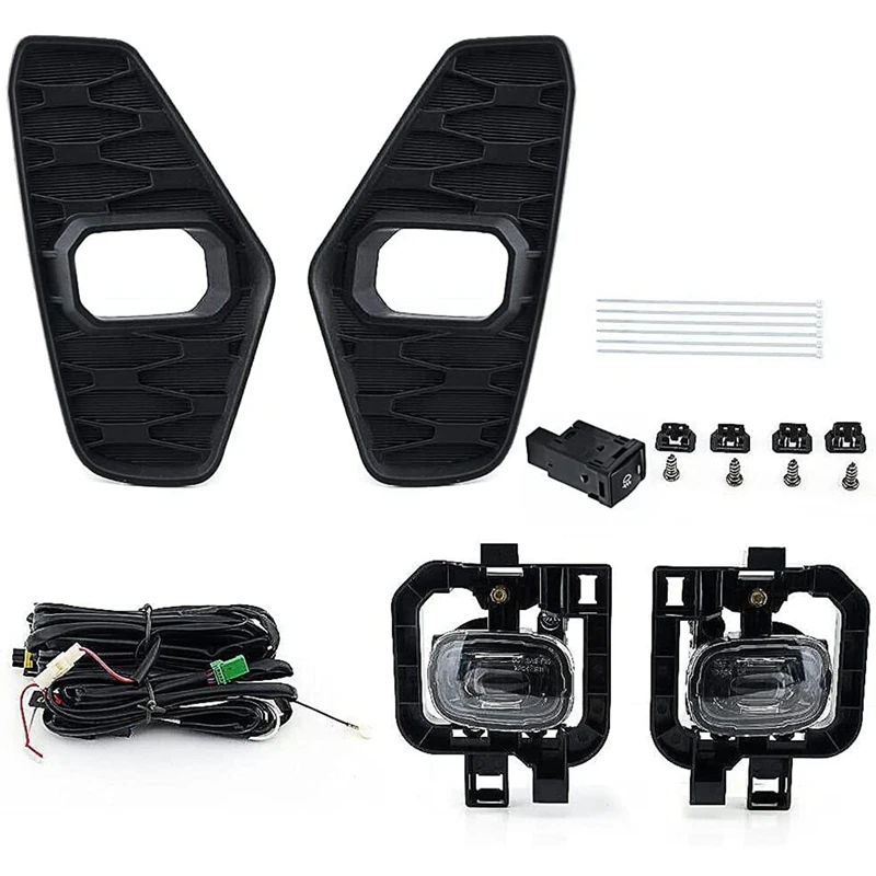 Светодиодный DRL противотуманный фонарь крышка противотуманной фары жгут