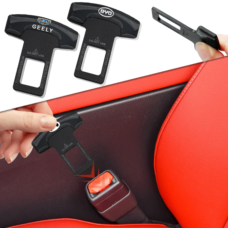 

Car Seat Belt Buckle Auto Plug Emblem Interior for Abarth 595 Competizione Carbono 500 Puto Spider Accessories