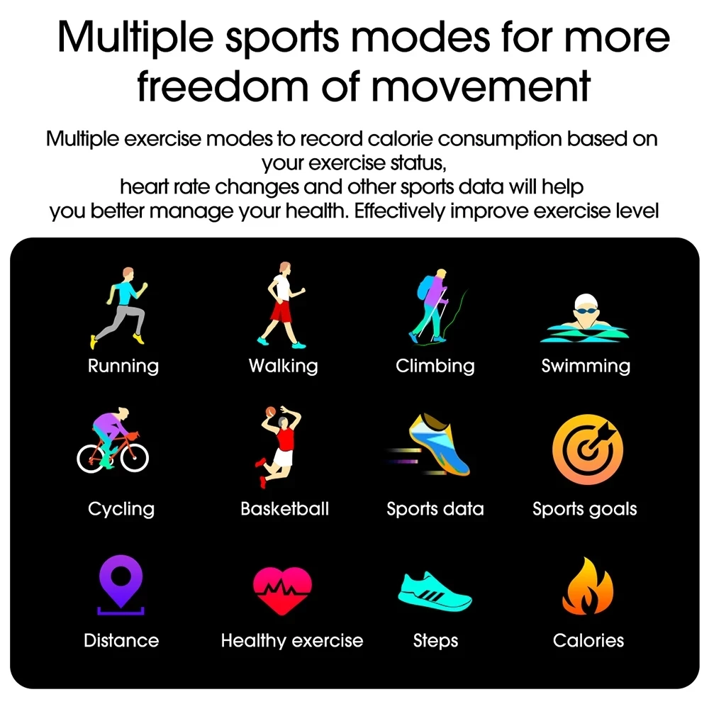 

Смарт-часы мужские с пульсометром, тонометром, сенсорным экраном