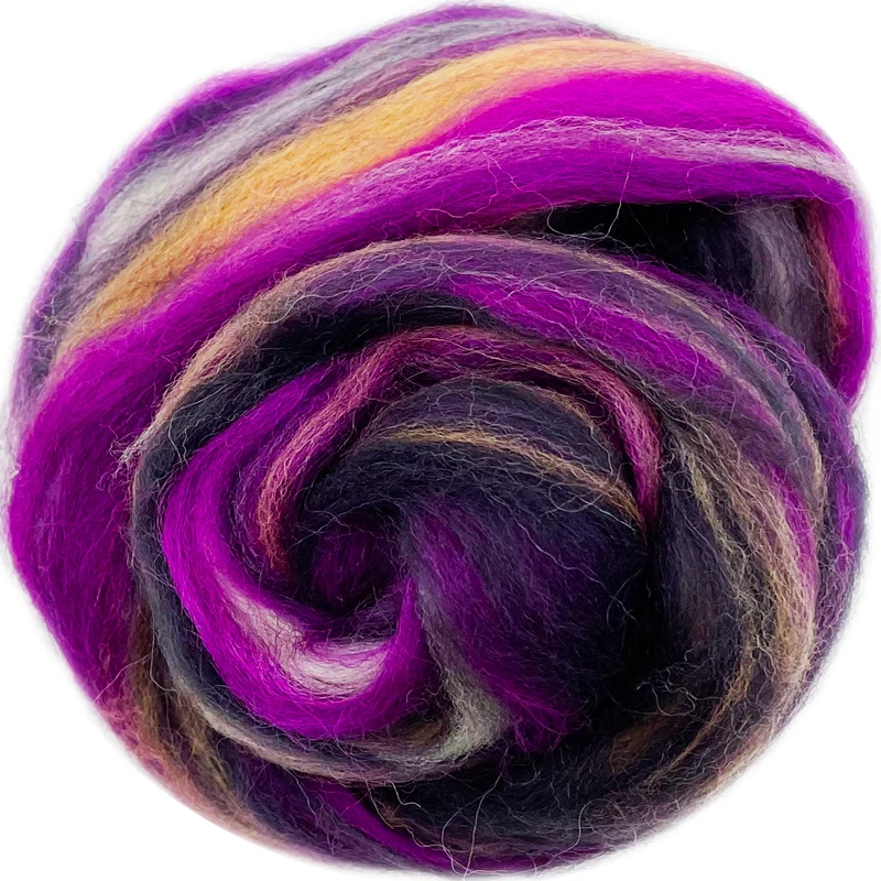 5g 10 г градиентная цветная серия валяние Шерсть-ровинг Шерстяное волокно для