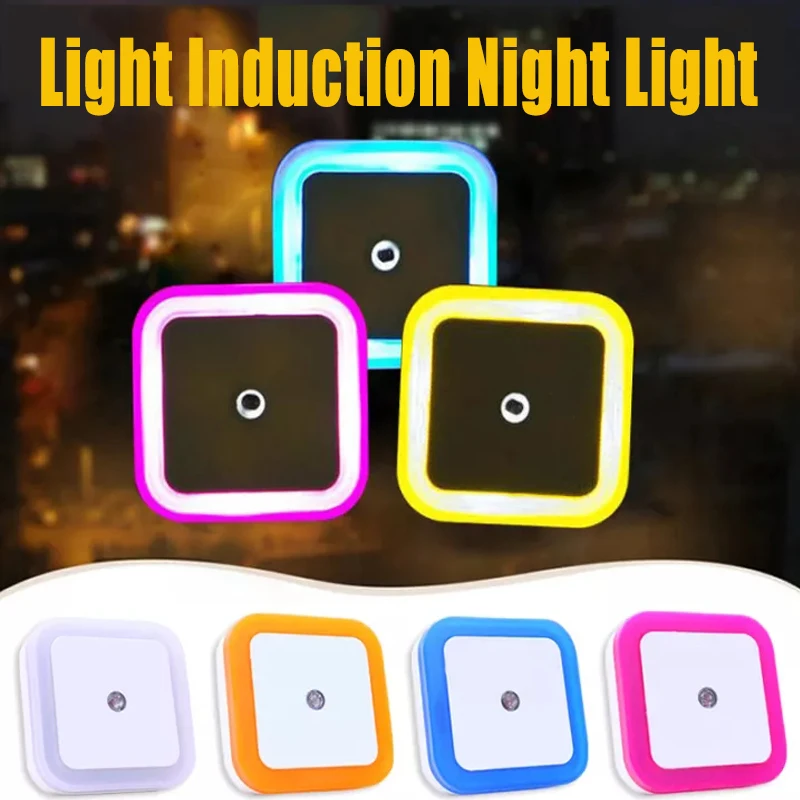 

Светодиодный ночсветильник, беспроводной датчик светильник ности s, миниатюрная вилка европейского стандарта, ночсветильник для детской, г...