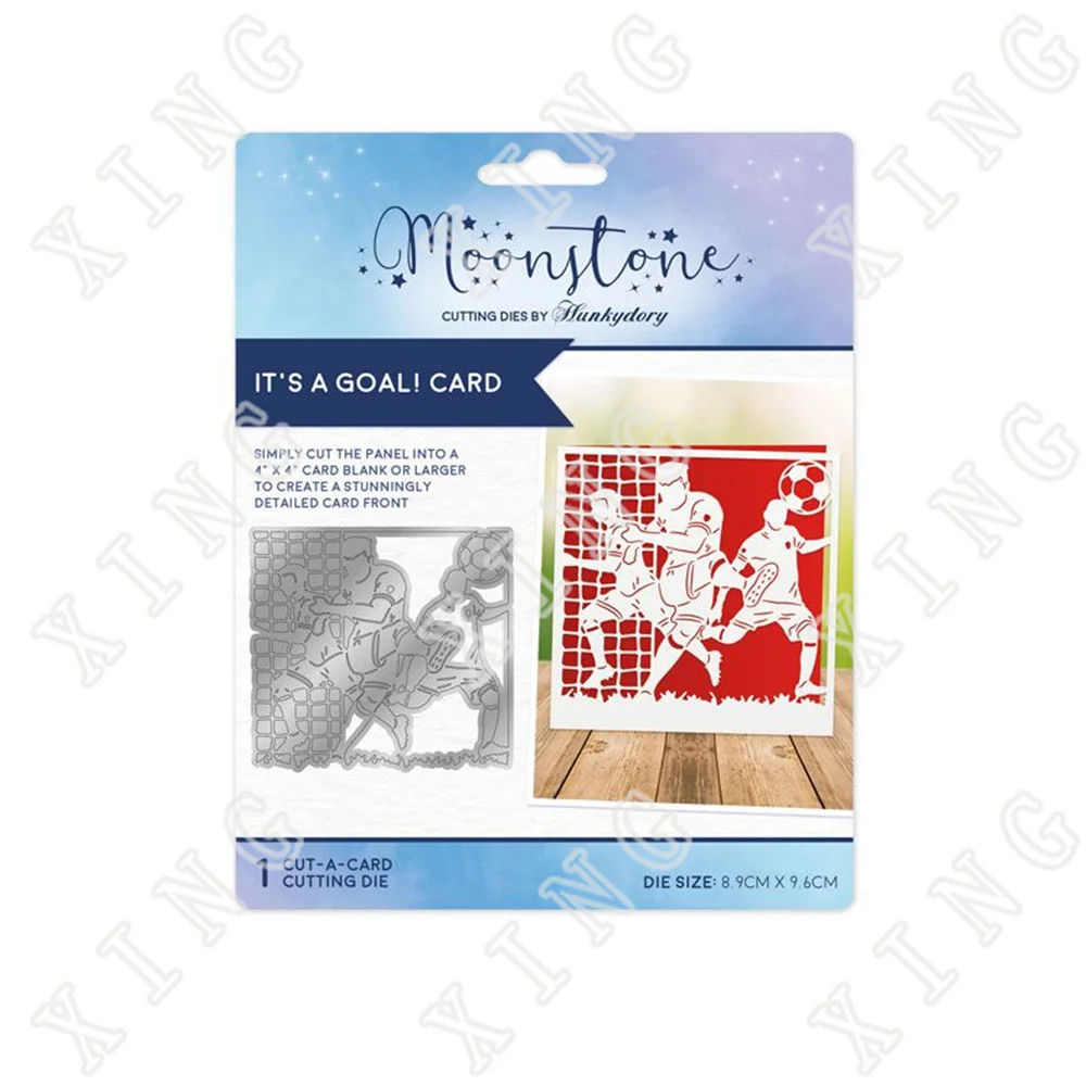 

2022 New It's A Goal Card Making Cutting Dies Diy Craft Paper Scrapbooking Diary Album Decoration Embossing Molds