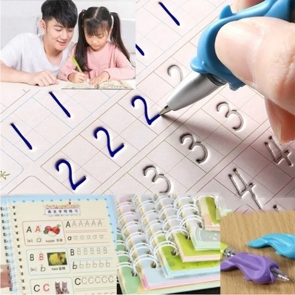 

Magic Writing Paste Children's Kindergarten Grooves Post Before School Hard Pen Writing Board Students Kid's Gift Art Supplies