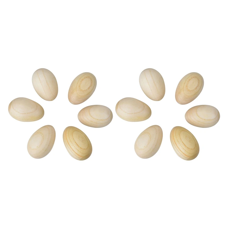 

Set Of 12 Pcs Wooden Percussion Musical Egg Maracas Egg Shakers Musical Instrument Toy For Kids