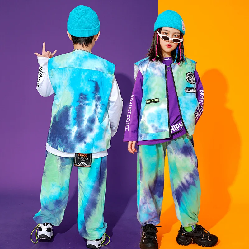 

Модный брендовый детский жилет, костюм для мальчиков и девочек, модельный модный костюм для джазовых танцев и подиума