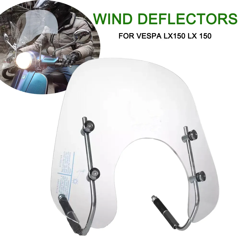 For Piaggio LX150 LX 150 Windshield Wind Deflectors Windscreen For Vespa LX150 LX 150