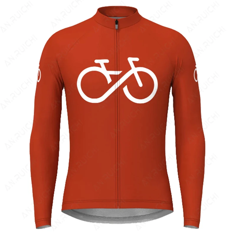 

Модная мужская велосипедная Джерси, новинка 2023, осенняя велосипедная рубашка с длинным рукавом, одежда для горного и шоссейного велосипеда, дышащая велосипедная одежда