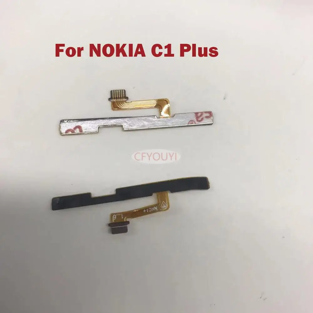 Swith Power ON / OFF Button Side key Volume Buttons Flex Cable Part For Nokia C1 Plus / C20 / C30