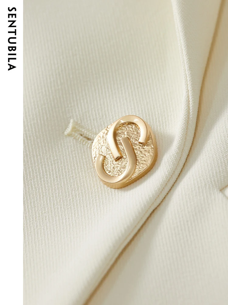 Женский блейзер без рукавов с прямым вырезом