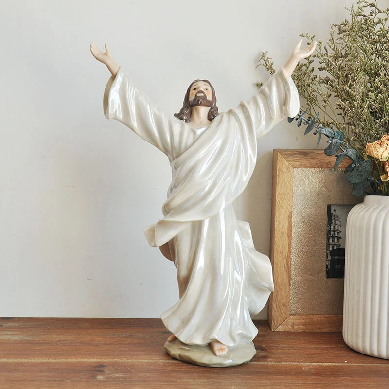

Ceramic Church Church Members Decoration Gift おもしろグッズ Home Decorating Items DecoraçãO